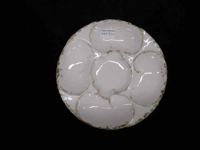 Appraisal: Haviland Limoges Porcelain Oyster Plate Victorian ''