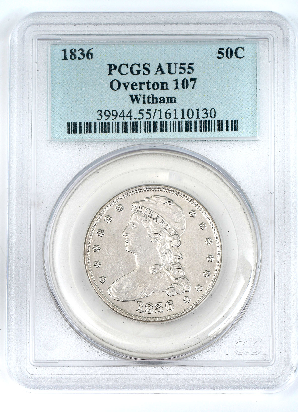 Appraisal: PCGS AU BUST HALF DOLLAR OVERTON Graded United States Bust