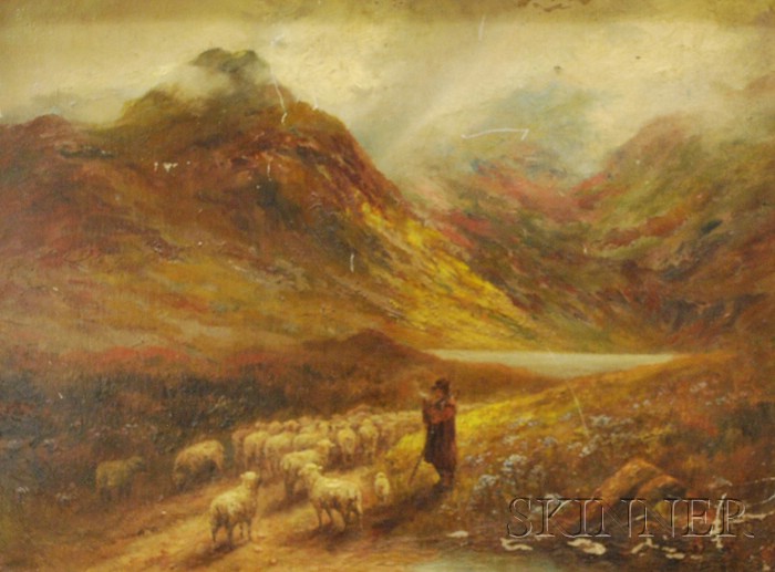 Appraisal: Alice Blair Thomas American - Shepherd Leading His Flock Through