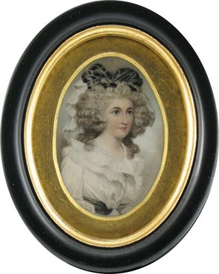 Appraisal: English School th Century Portrait of a lady in a