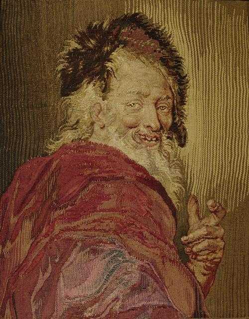 Appraisal: TAPESTRY PICTURE Louis XIV probably Brussels circa Depicting a smiling