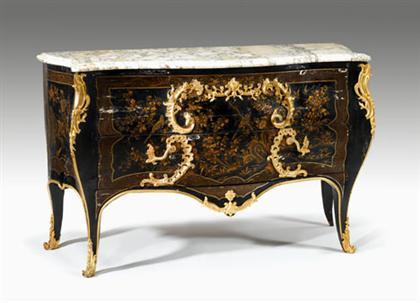 Appraisal: Louis XV style gilt bronze mounted lacquer commode th century