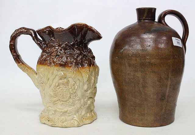 Appraisal: A STEPHEN GREEN OF LAMBETH VICTORIA AND ALBERT JUG decorated