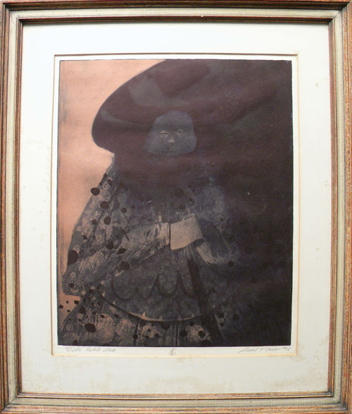 Appraisal: Russel T Gordon colored lithograph titled Sister Eulah Mae