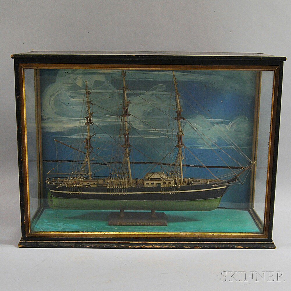 Appraisal: Cased Ship's Model of the Sovereign of the Seas th