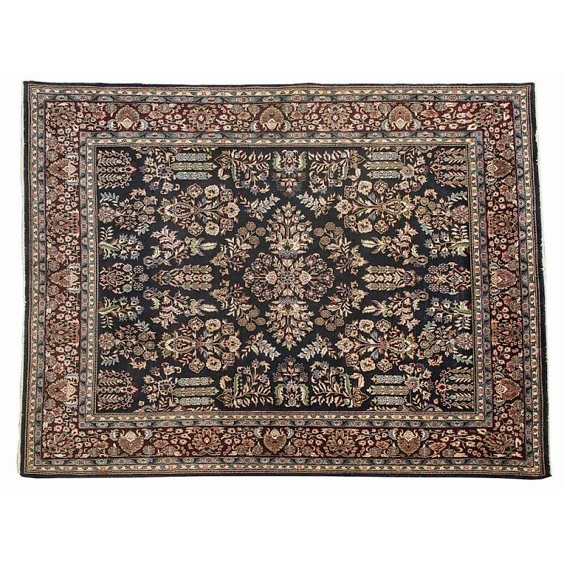 Appraisal: Persian Iraq Rug Persian Iraq rug with all over floral