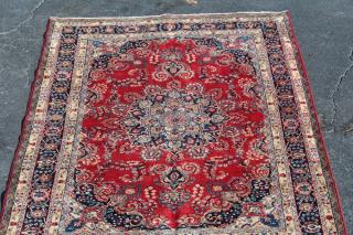 Appraisal: x Persian wool Sabzevar rug x Persian wool Sabzevar rug