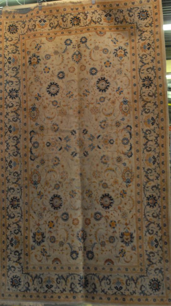 Appraisal: ISFHAN CREAM AREA CARPET x