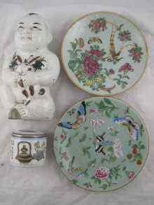 Appraisal: A mixed lot comprising a Chinese porcelain figure of a