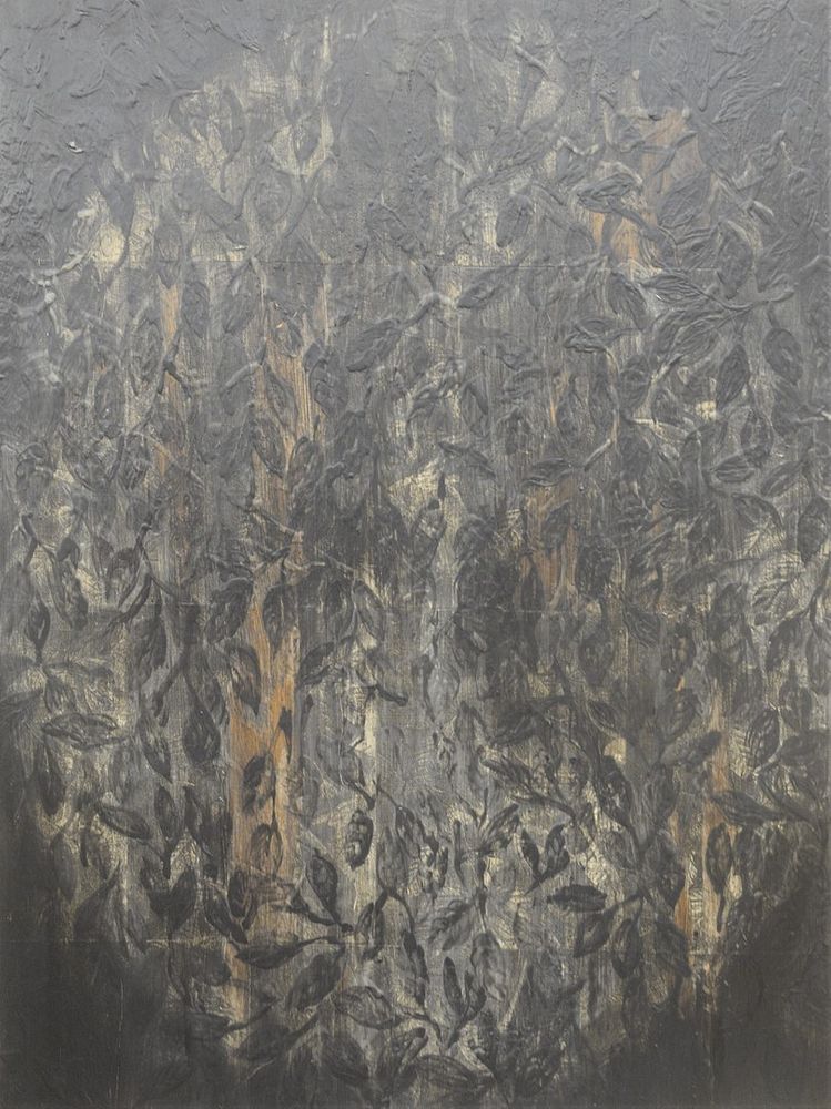 Appraisal: Sabina Ott American - Disappearance and Return oil and encaustic