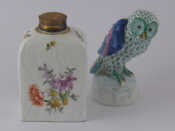 Appraisal: A ceramic Herend baby owl ht cm together with a