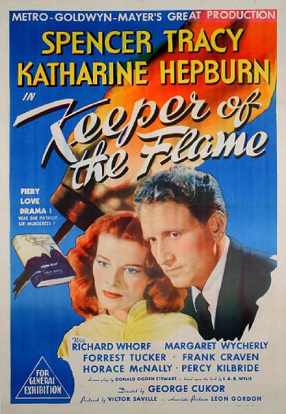 Appraisal: Two Spencer Tracy amp Katharine Hepburn posters Keeper of the