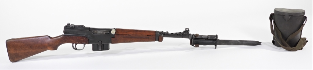 Appraisal: FRENCH MAS MODEL - RIFLE SCOPE AND BAYONET France C