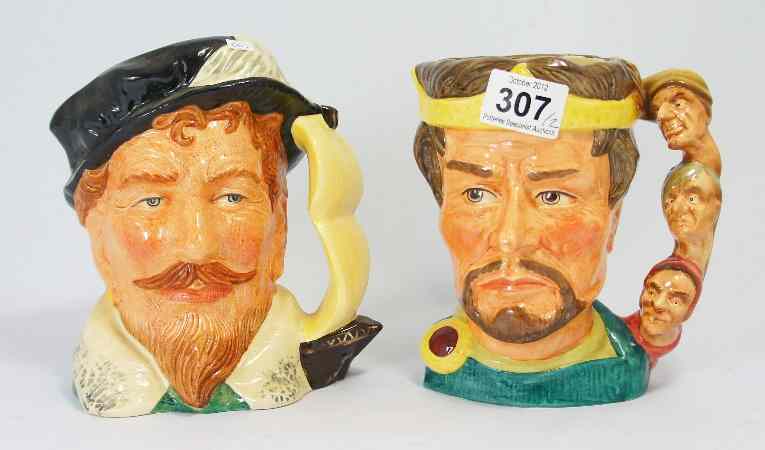 Appraisal: Royal Doulton Large Character Jugs Macbeth D and Sir Frances