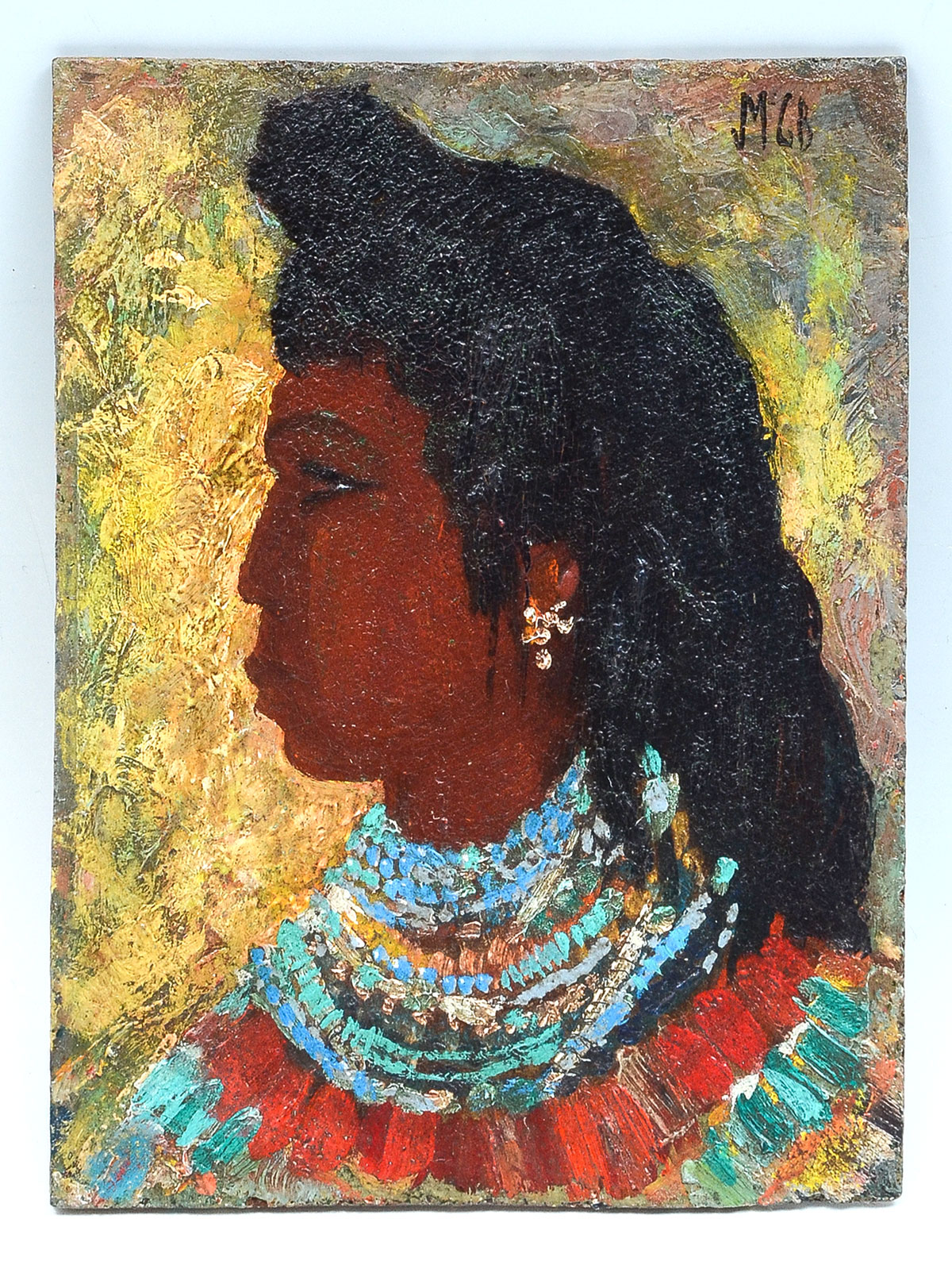 Appraisal: BROWN James American Mexican - Portrait of a Seminole Indian