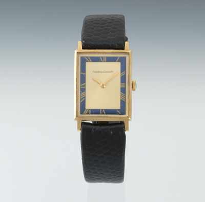 Appraisal: A Gentleman's Jaeger LeCoultre k Gold Wrist Watch k yellow