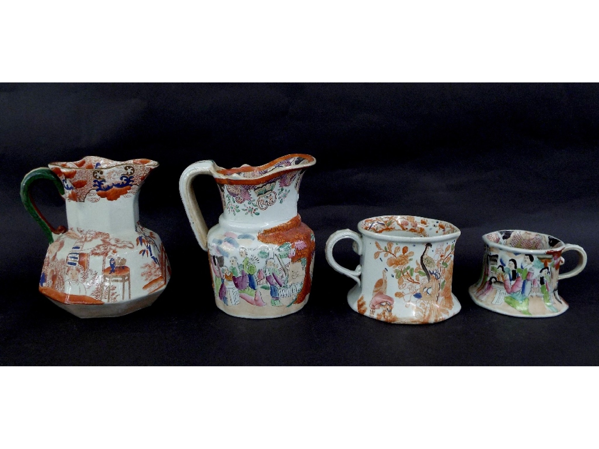 Appraisal: Masons Ironstone 'Red Mandarin' jug high together with a similar