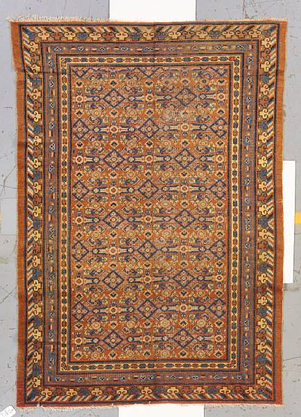 Appraisal: A Khotan rug Turkestan late th century size approximately ft