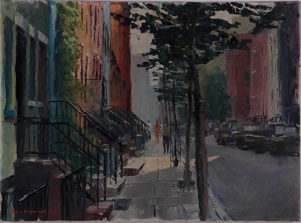 Appraisal: Peter Hayward American - PERRY ST NEW YORK oil on