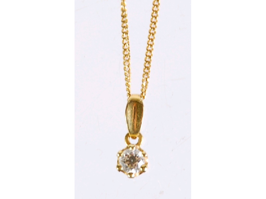 Appraisal: ct GOLD FINE CHAIN NECKLACE long and the small ct