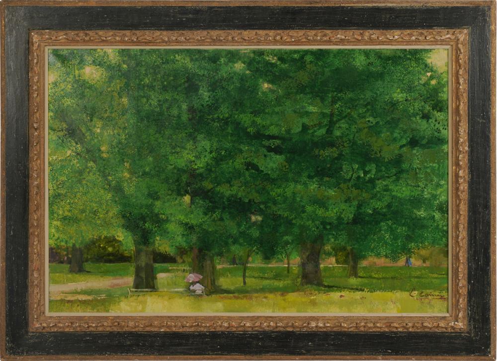 Appraisal: CHARLES T COINER - HYDE PARK LONDON oil on canvas