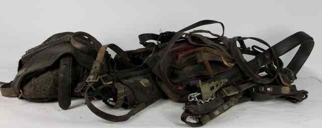 Appraisal: A harness for a Shire horse another set a collar