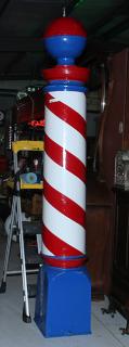 Appraisal: Barber Shop pole Photo coming soon Barber Shop pole Photo