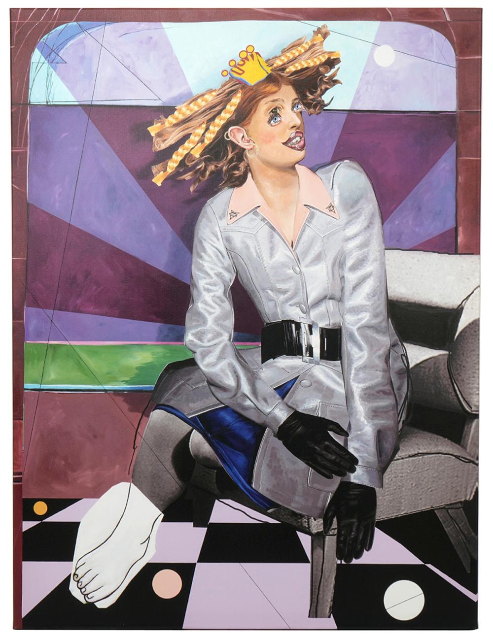 Appraisal: Allison Zuckerman American Born Contemporary artist inkjet on canvas titled