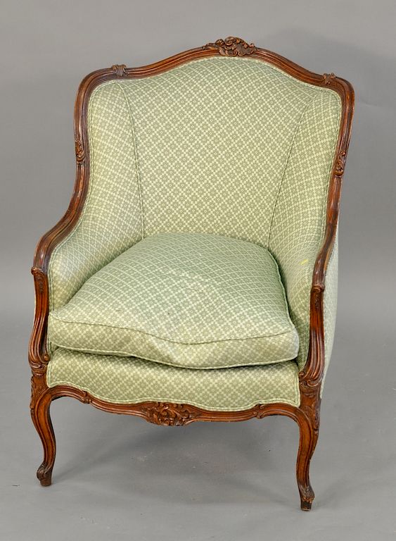 Appraisal: Two Louis XV style chairs Two Louis XV style chairs