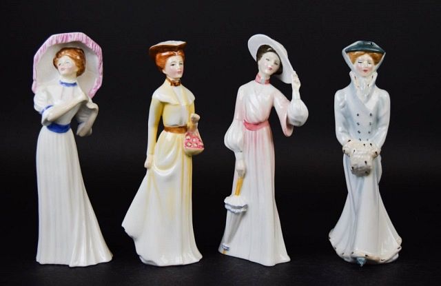 Appraisal: Royal Doulton Four Seasons Collection Figurines porcelain figurines of women