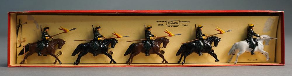 Appraisal: Britains Regiments of All Nations Five Painted Lead Soldiers with