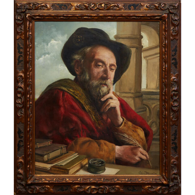 Appraisal: L on de Meutter Brunin - Belgium The Scholar early