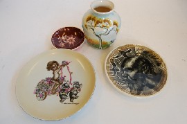 Appraisal: FOUR PIECES OF AUSTRALIAN CERAMICS INC BROWNIE DOWNING WESLEY PENBERTHY