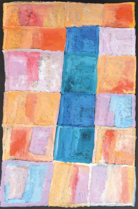 Appraisal: KUDDITJI KNGWARREYE BORN CIRCA My Country acrylic on linen KUDDITJI