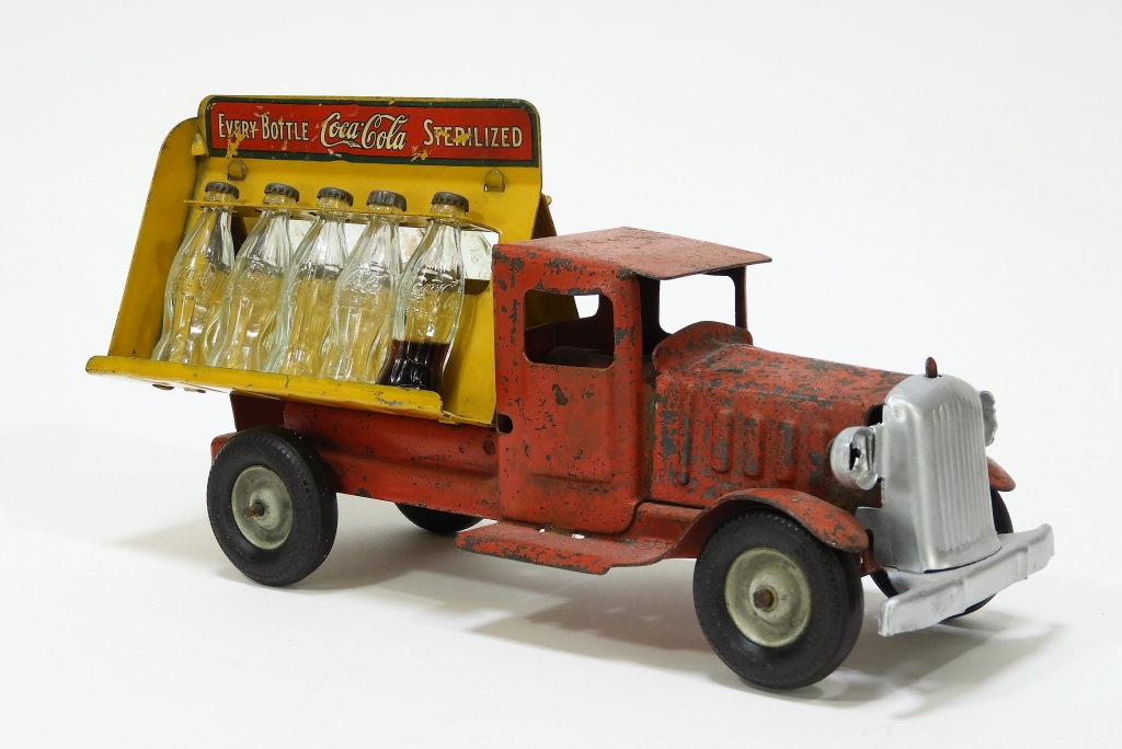 Appraisal: COCA-COLA METALCRAFT STEEL TOY TRUCK United States Circa Pressed steel