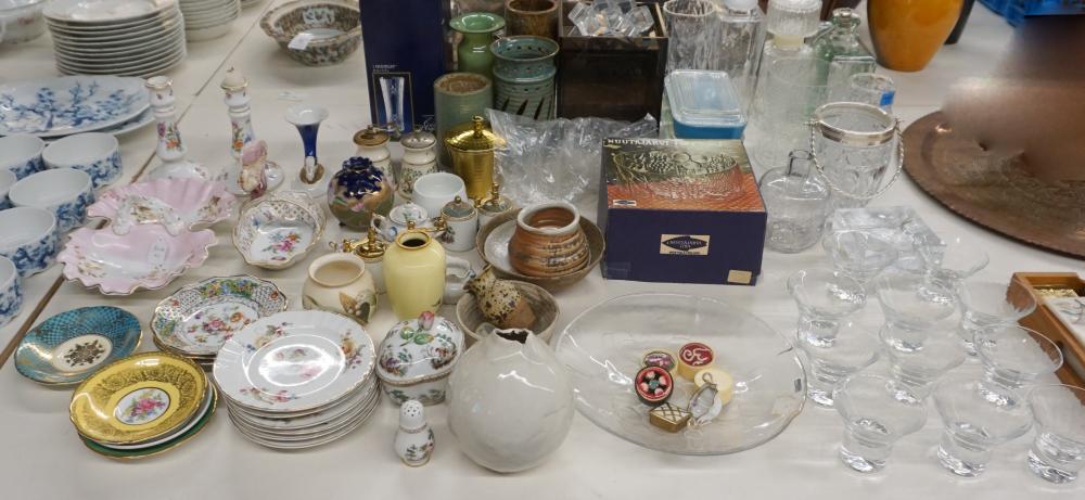 Appraisal: Collection of Kosta Boda Art Glass Porcelain and other Table