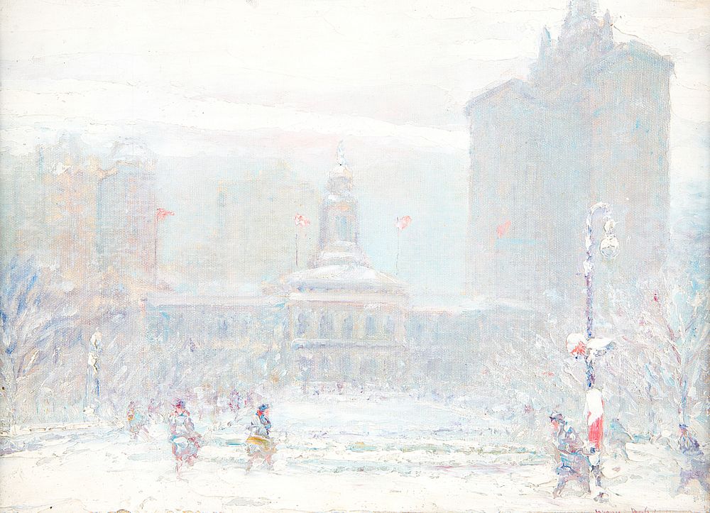 Appraisal: JOHANN BERTHELSEN AMERICAN - JOHANN BERTHELSEN AMERICAN - City Hall