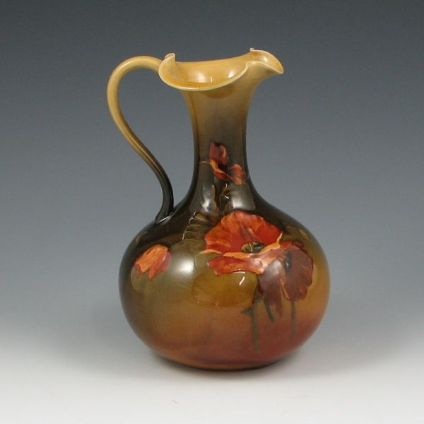 Appraisal: Rookwood Standard Glaze ewer from decorated with poppies by Amelia