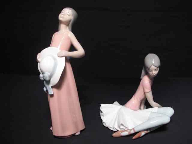 Appraisal: Lot of two Lladro porcelain figurines Includes ''Shelley'' and ''The