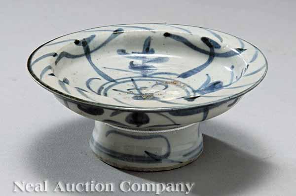 Appraisal: A Southeast Asian Blue and White Shallow Bowl th th