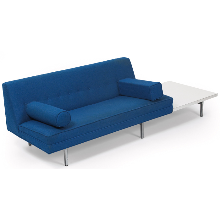 Appraisal: George Nelson Modular Seating love seat with table by Herman