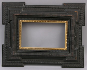 Appraisal: A Dutch Style Alpine Frame ca th Century A vintage