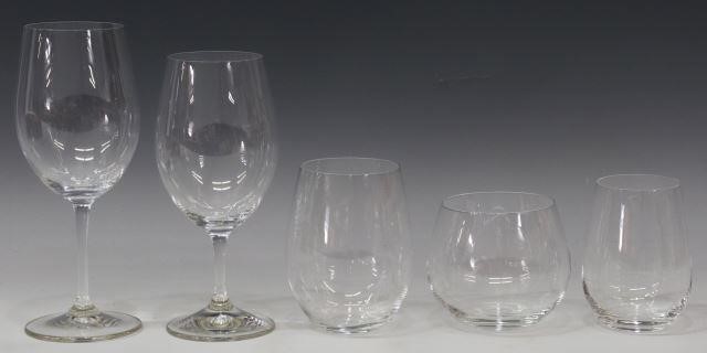 Appraisal: lot of Riedel colorless glass stemware all having acid-etched mark