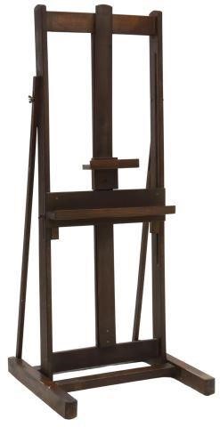 Appraisal: Vintage French artist's easel mid th c adjustable-height ledge trestle