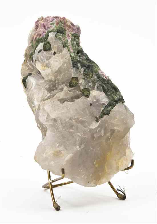 Appraisal: A Watermelon Tourmaline Specimen having green and pink tourmaline inclusions