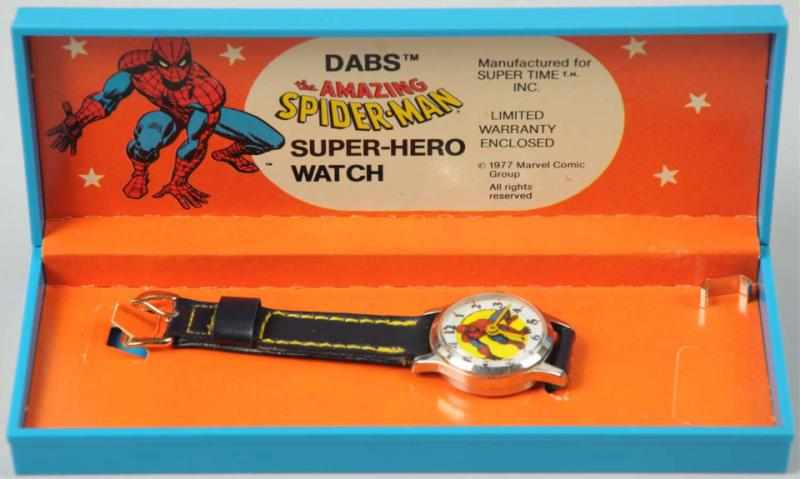 Appraisal: Dabs Amazing Spiderman Character Wrist Watch Circa Marked DC Comics