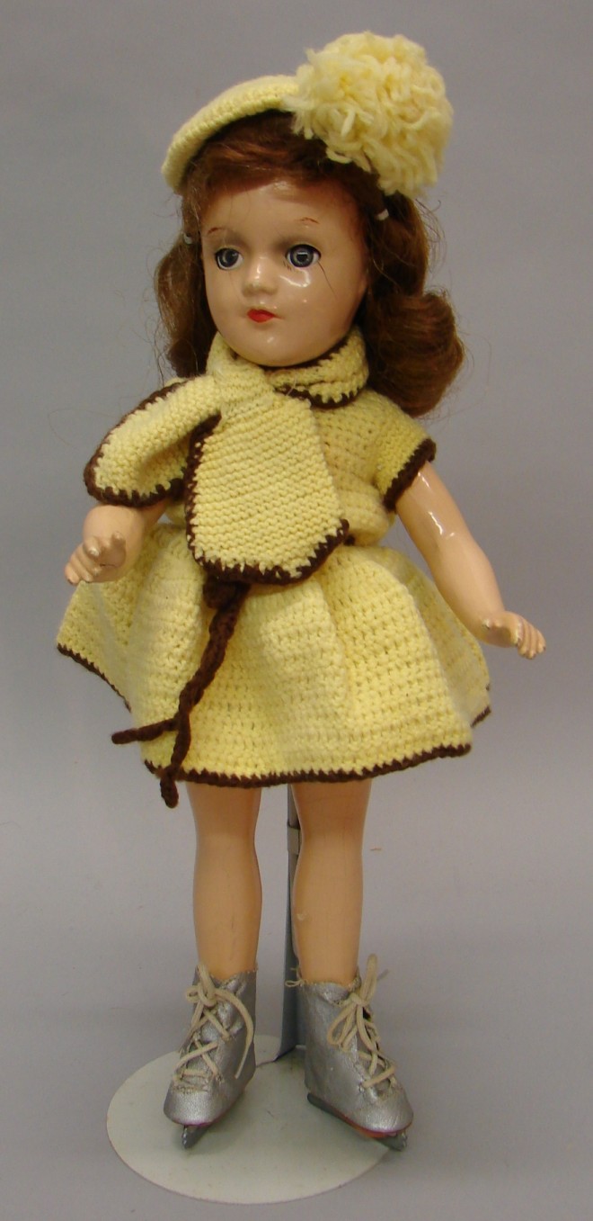 Appraisal: Mary Hoyer doll with blue sleep eyes and red wig