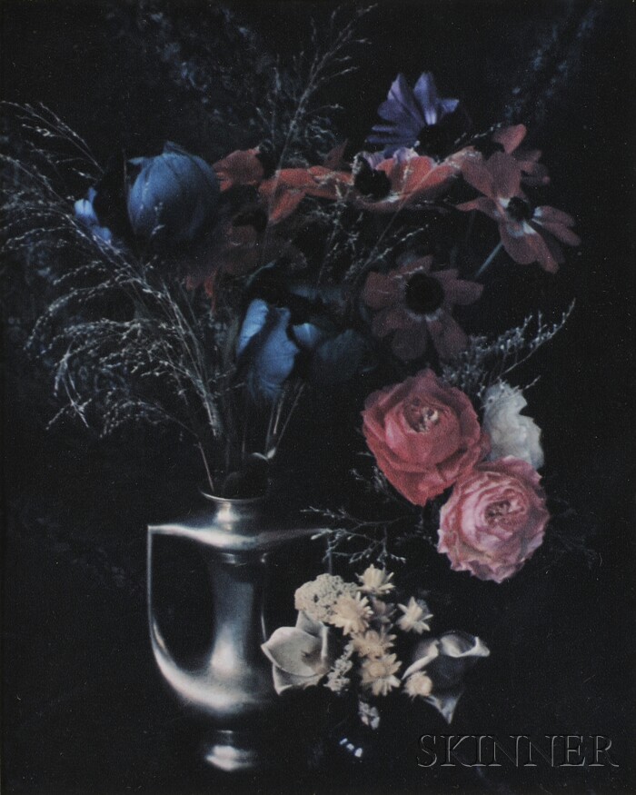 Appraisal: Marie Cosindas American b Still Life with Anemone and Roses