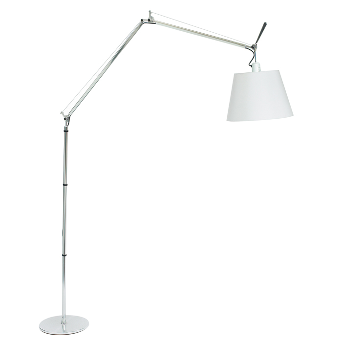 Appraisal: Michele De Lucchi Tolomeo Mega floor lamp by Artemide aluminum