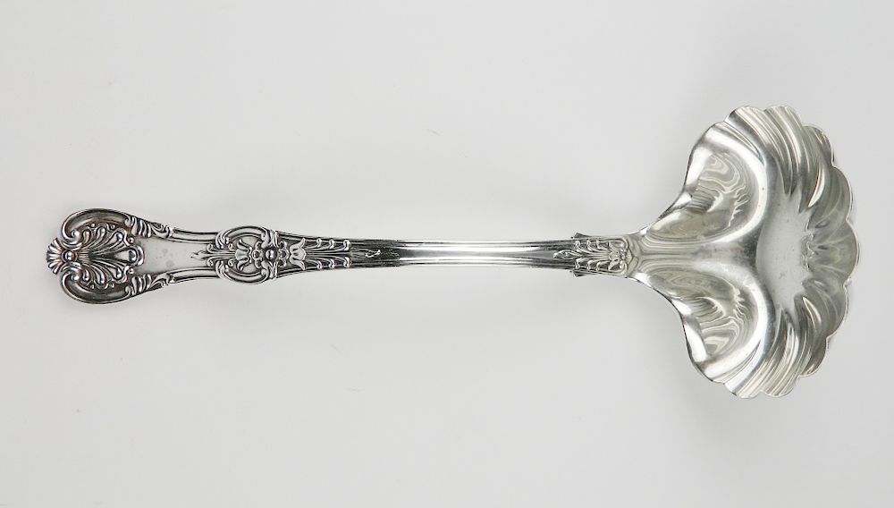 Appraisal: Tiffany Co sterling silver ladle Tiffany Co sterling silver ladle